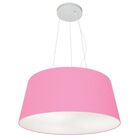 Lustre Pendente Cone Vivare Md-4048 Cúpula Em Tecido 21/50x40