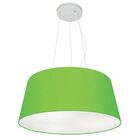 Lustre Pendente Cone Vivare Md-4048 Cúpula Em Tecido 21/50x40