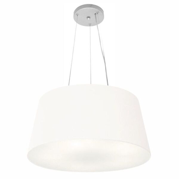 Lustre Pendente Cone Vivare Md-4048 Cúpula Em Tecido 21/50x40