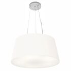 Lustre Pendente Cone Vivare Md-4048 Cúpula Em Tecido 21/50x40