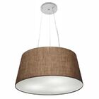 Lustre Pendente Cone Vivare Md-4048 Cúpula Em Tecido 21/50x40