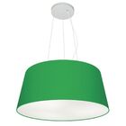 Lustre Pendente Cone Vivare Md-4048 Cúpula Em Tecido 21/50x40