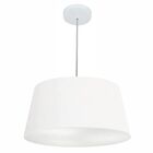 Lustre Pendente Cone Vivare Md-4050 Cúpula Em Tecido 21/50x40