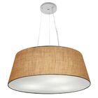 Lustre Pendente Cone Vivare Md-4072 Cúpula Em Tecido 30/80x65