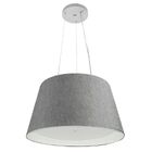 Lustre Pendente Cone Vivare Md-4119 Cúpula Em Tecido 21x40x30