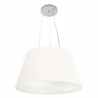 Lustre Pendente Cone Vivare Md-4141 Cúpula Em Tecido 30/50x35
