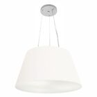 Lustre Pendente Cone Vivare Md-4141 Cúpula Em Tecido 30/50x35