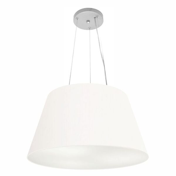 Lustre Pendente Cone Vivare Md-4141 Cúpula Em Tecido 30/50x35
