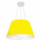Lustre Pendente Cone Vivare Md-4141 Cúpula Em Tecido 30/50x35