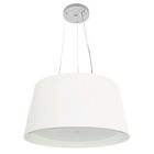 Lustre Pendente Cone Vivare Md-4144 Cúpula Em Tecido 25x50x40