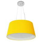 Lustre Pendente Cone Vivare Md-4144 Cúpula Em Tecido 25x50x40