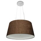 Lustre Pendente Cone Vivare Md-4144 Cúpula Em Tecido 25x50x40