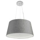 Lustre Pendente Cone Vivare Md-4144 Cúpula Forrada Em Tecido