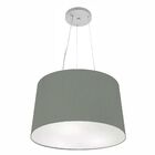 Lustre Pendente Cone Vivare Md-4153 Cúpula Em Tecido 30/45x40