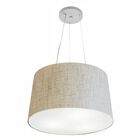 Lustre Pendente Cone Vivare Md-4153 Cúpula Em Tecido 30/45x40