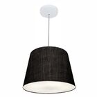 Lustre Pendente Cone Vivare Md-4246 Cúpula Em Tecido 30/40x30