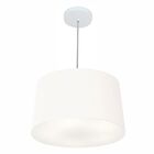 Lustre Pendente Cone Vivare Md-4247 Cúpula Em Tecido 30/45x40