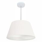 Lustre Pendente Cone Vivare Md-4248 Cúpula Em Tecido 30/50x35