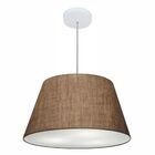 Lustre Pendente Cone Vivare Md-4248 Cúpula Em Tecido 30/50x35