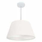 Lustre Pendente Cone Vivare Md-4249 Cúpula Em Tecido 30/50x35