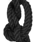 Lustre Pendente Corda Para 2 Lâmpadas E27 Preto Bivolt