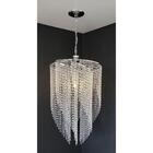 Lustre Pendente Cristal Acrílico Alto Brilho + Lâmpada Acl35