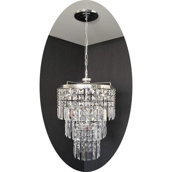 Lustre Pendente Cristal Acrílico Alto Brilho Ac24