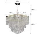 Lustre Pendente Cristal Acrílico Alto Brilho Ac25