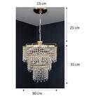 Lustre Pendente Cristal Acrílico Alto Brilho Ac88