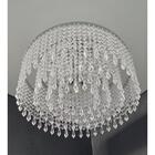 Lustre Pendente Cristal Acrílico Alto Brilho+lâmpadas Acl98