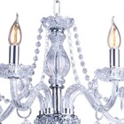 Lustre Pendente Cristal Candelabro 5 Braços