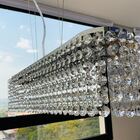 Lustre Pendente Cristal K9 Cromado Alto Brilho 60cm Espelhado