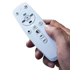 Lustre Pendente Cristal Led 3 Anéis+controle Remoto Quadrado