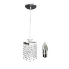 Lustre Pendente Cristal Legítimo + Lâmpada Acl63