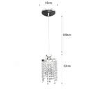 Lustre Pendente Cristal Legítimo + Lâmpada Acl64