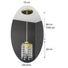 Lustre Pendente Cristal Legítimo Ac92