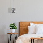 Lustre Pendente Cristal Quadrado Paris Bivolt Llum