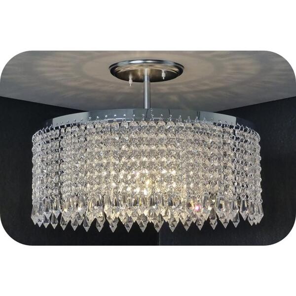 Lustre Pendente De Cristal Acrílico Alto Brilho Ac98