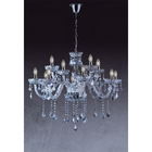 Lustre Pendente De Cristal Candelabro Maria Tereza Nice 12 Lâ