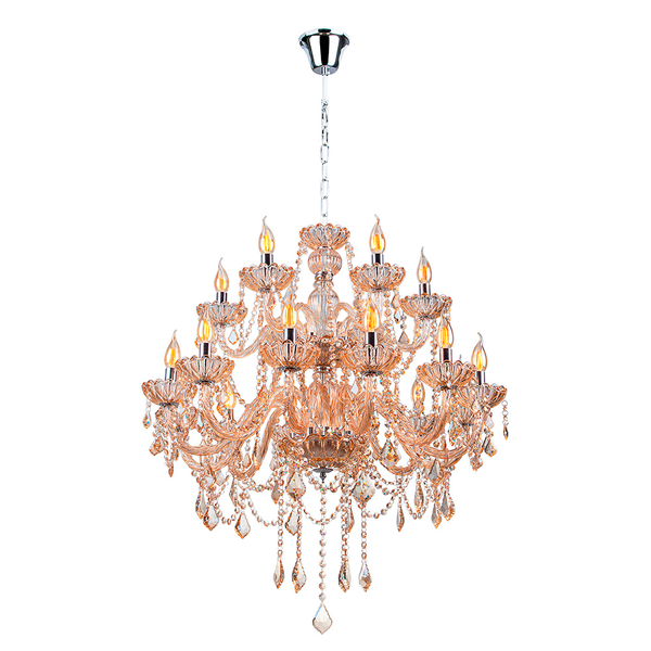 Lustre Pendente De Cristal Candelabro Maria Tereza Nice 18