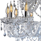 Lustre Pendente De Cristal Candelabro Maria Tereza Nice 18 Lâ