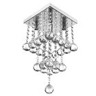 Lustre Pendente De Cristal Legitimo Classic Square Long 20