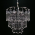 Lustre Pendente De Cristal Vidro Para Sala Pronta Entrega