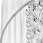 Lustre Pendente De Organza E Cristal Acrílico Manucrillic Br