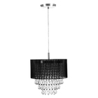 Lustre Pendente De Organza E Cristal Acrílico Manucrillic Pr