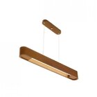 Lustre Pendente Decorativo Rettangolare Mades Castanho