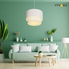 Lustre Pendente Duplo Cilíndrico Vivare Md-4353 Cúpula Em Tec