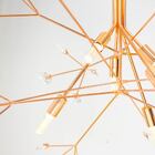 Lustre Pendente Em Cristal Heracleum + 6x Led G9 5w Branco Qu