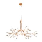 Lustre Pendente Em Cristal Heracleum + 6x Led G9 5w Branco Qu