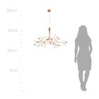 Lustre Pendente Em Cristal Heracleum + 6x Led G9 5w Branco Qu